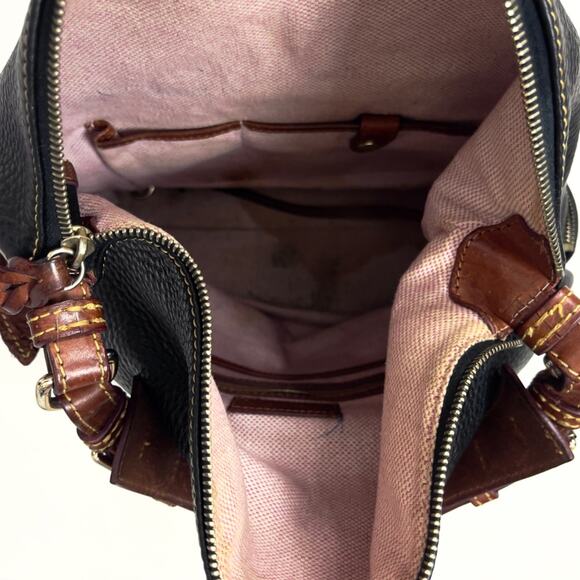 Dooney & Bourke Pebbled Leather Satchel - Picture 10 of 15